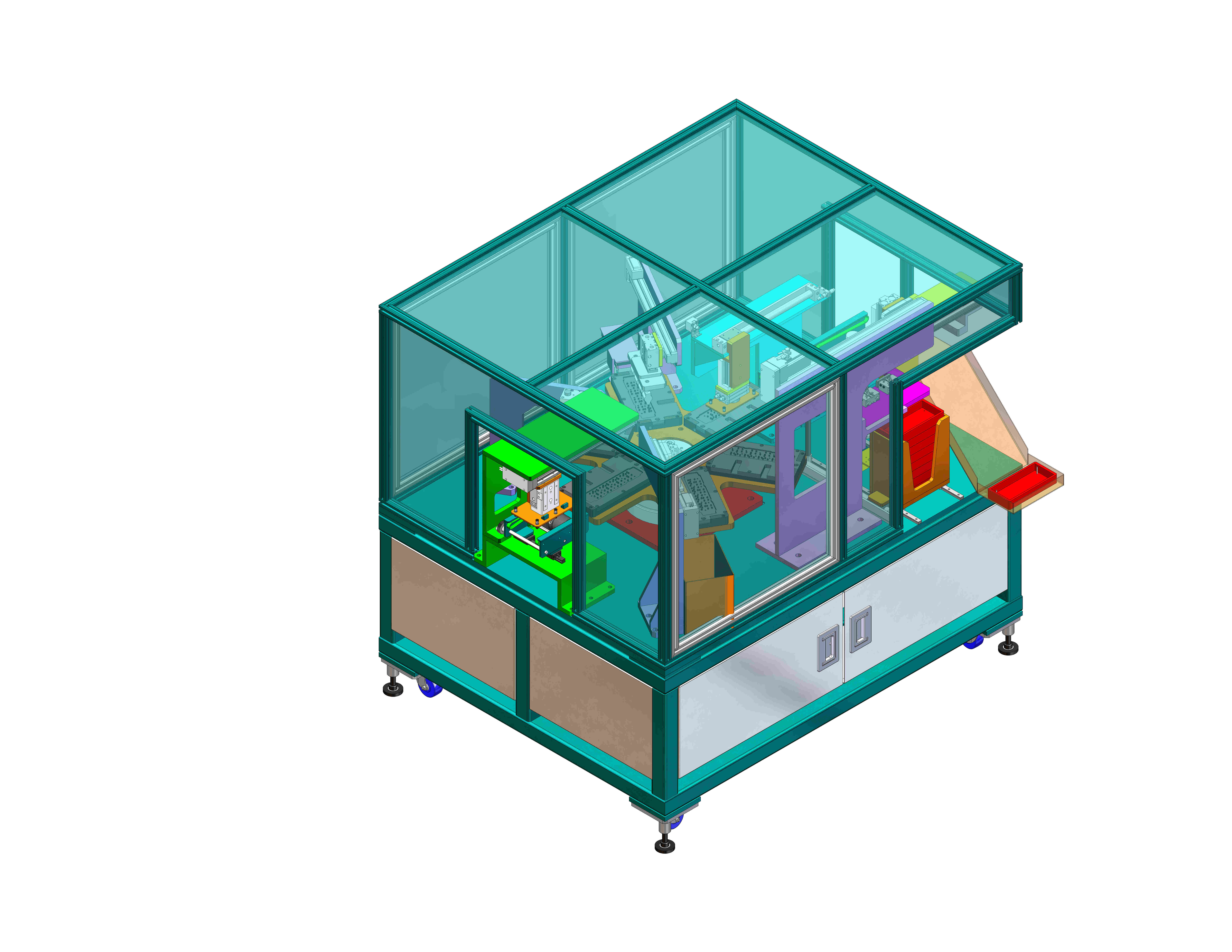 Dome Sheet Machines自动圆盖机3D图纸 x_t格式